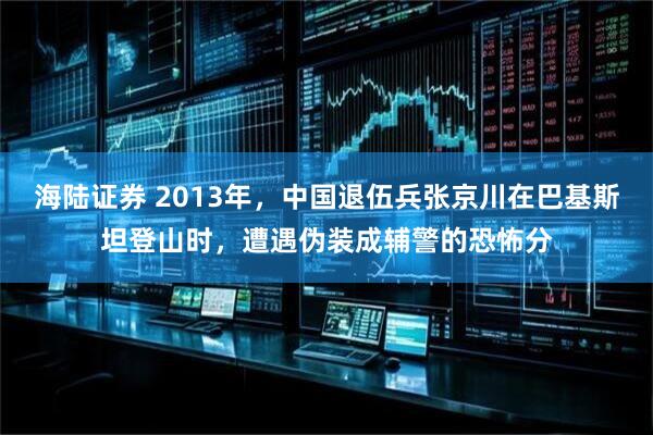 海陆证券 2013年，中国退伍兵张京川在巴基斯坦登山时，遭遇伪装成辅警的恐怖分